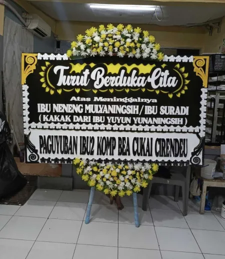 Papan Bunga Duka Tebet