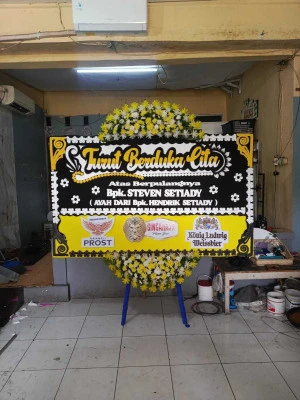 Papan Bunga di Tebet
