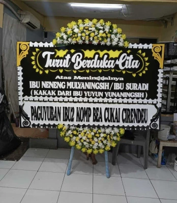 Papan Bunga di Tebet
