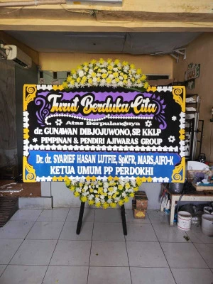 Papan Bunga di Tebet